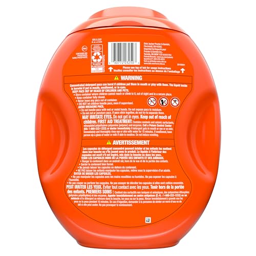 Tide PODS laundry detergent pacs, 3-in-1 Stain Remover, Odor Fighter, Color Protector, 112 Count, HE compatible, Spring Meadow Scent