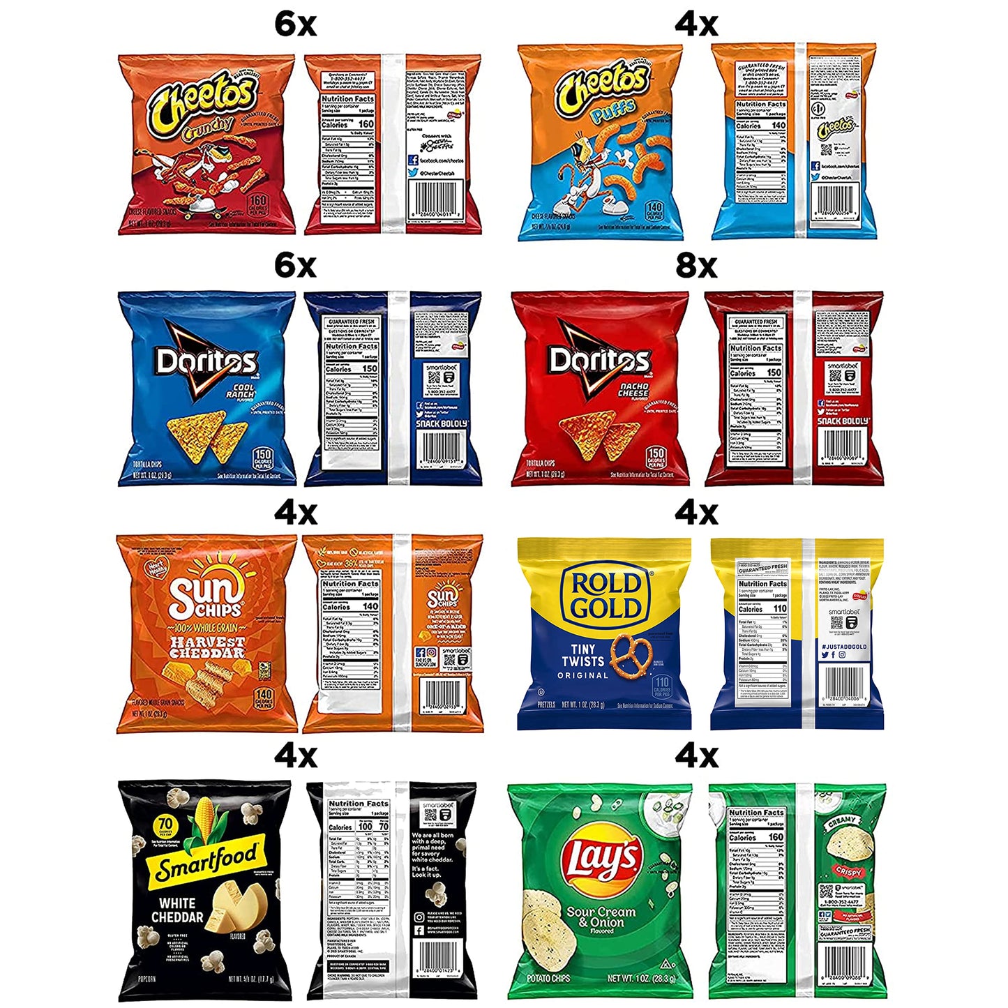 Frito-Lay Fun Times Mix Variety Pack, (Pack of 40)