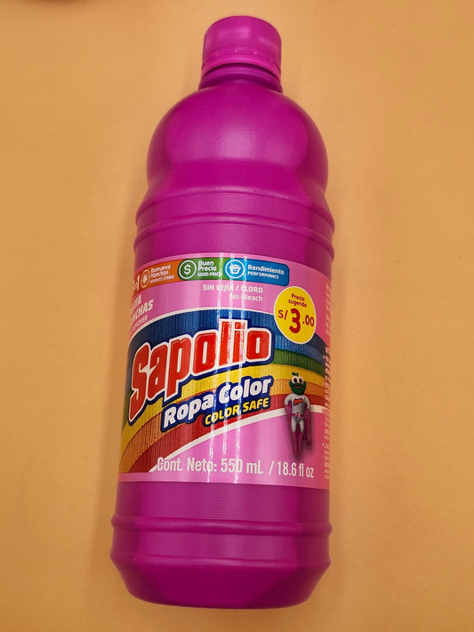 Detergente Ropa Color Sapolio 550ml - 6 Pack Wholesale | Liquid Laundry Detergent for Colors Maizal Wholesale Market