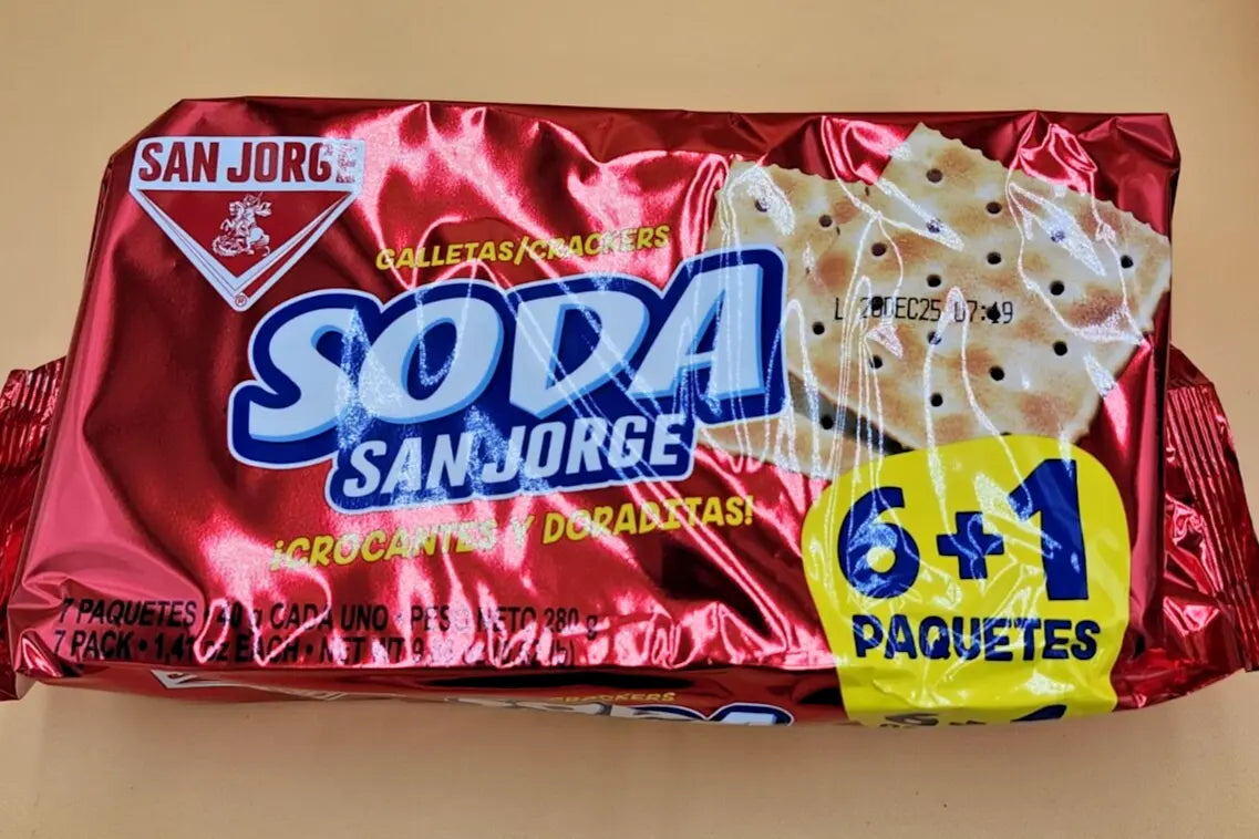 SAN JORGE GALLETAS SODA CRACKERS - 4 PACK BUNDLE (280g each) My Store