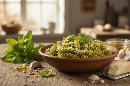 Pasta-al-Pesto-con-Albahaca-Pasta-Dona-Isabel-Receta-Fácil-y-Deliciosa Maizal Wholesale Market