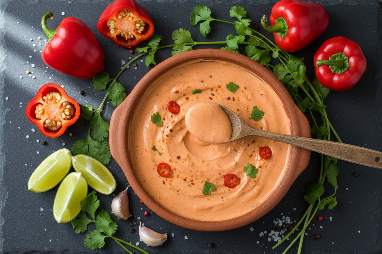 Slice Rocoto Easy Rocoto Cream Sauce Recipe (Peruvian Spicy Rocoto Sauce) – Maizal ...