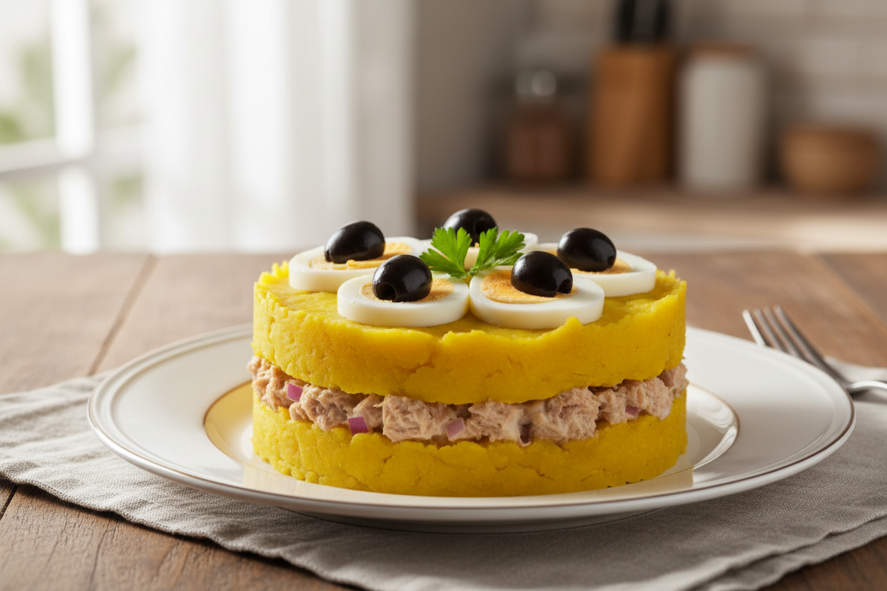 Peruvian Causa Rellena de Atún Recipe Causa Rellena con Atún – Maizal ...