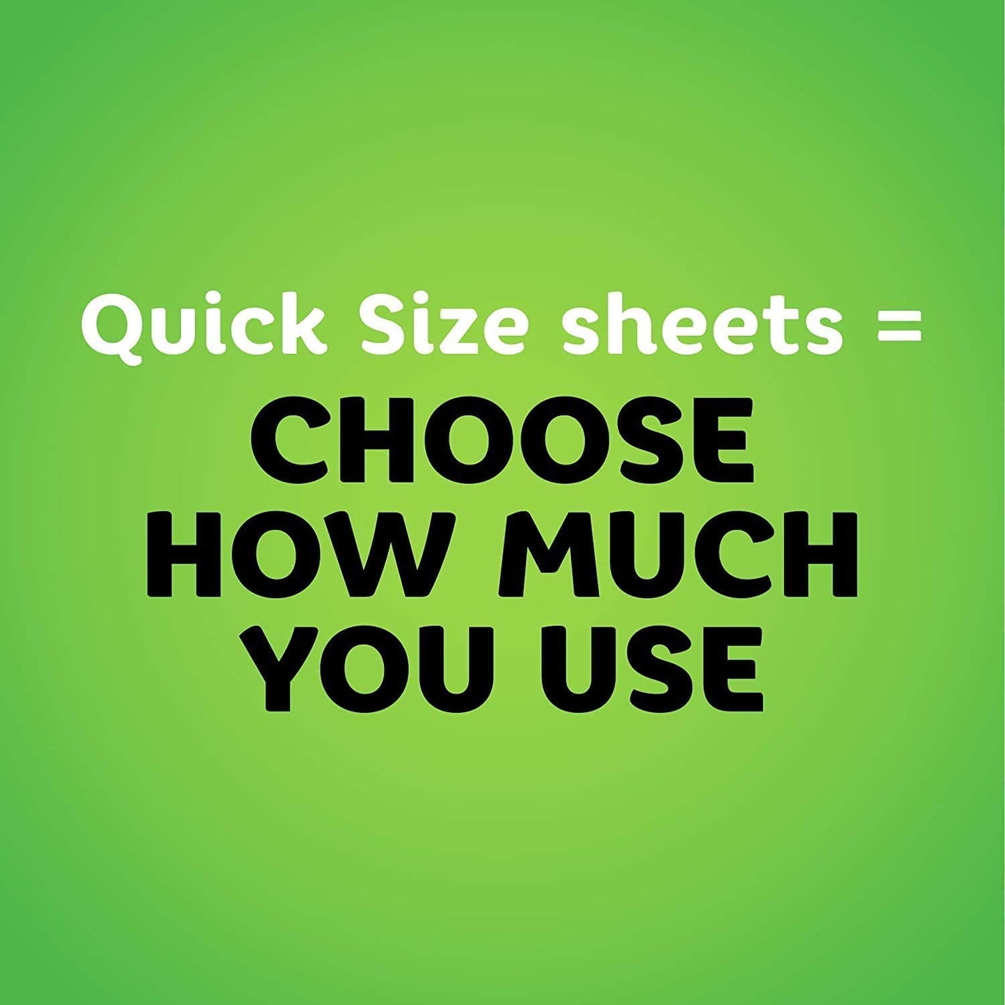 Bounty Quick Size Paper Towels, White, 8 Family Rolls = 20 Regular Rolls (Packaging May Vary)