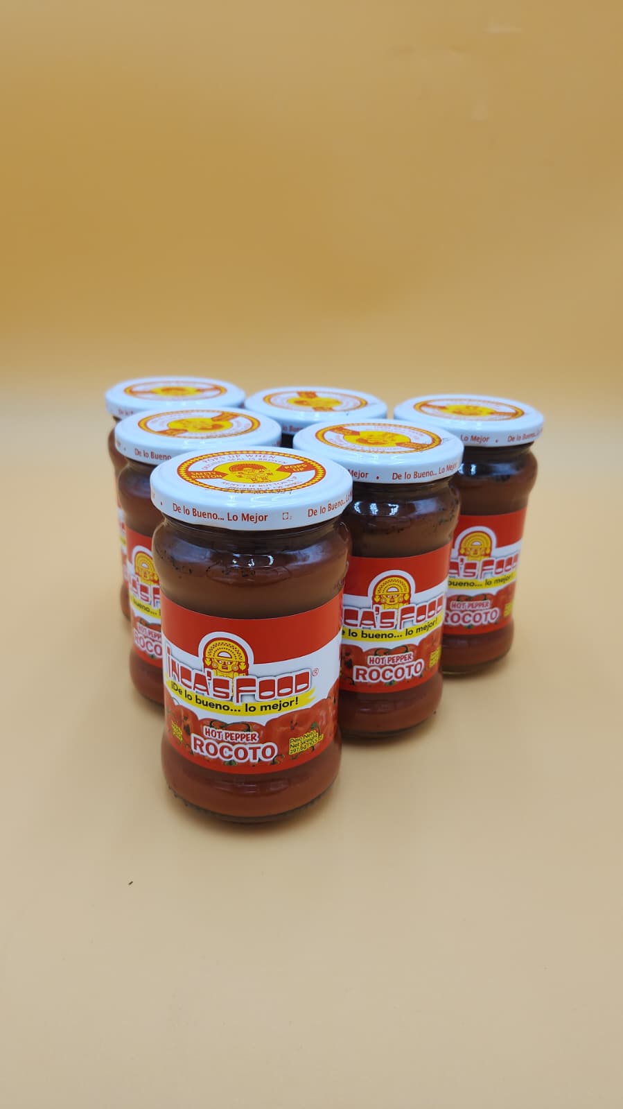 Aji Rocoto Pasta Inca Food 6×10.5 oz – Authentic Peruvian Rocoto Hot Pepper Paste Maizal Wholesale Market