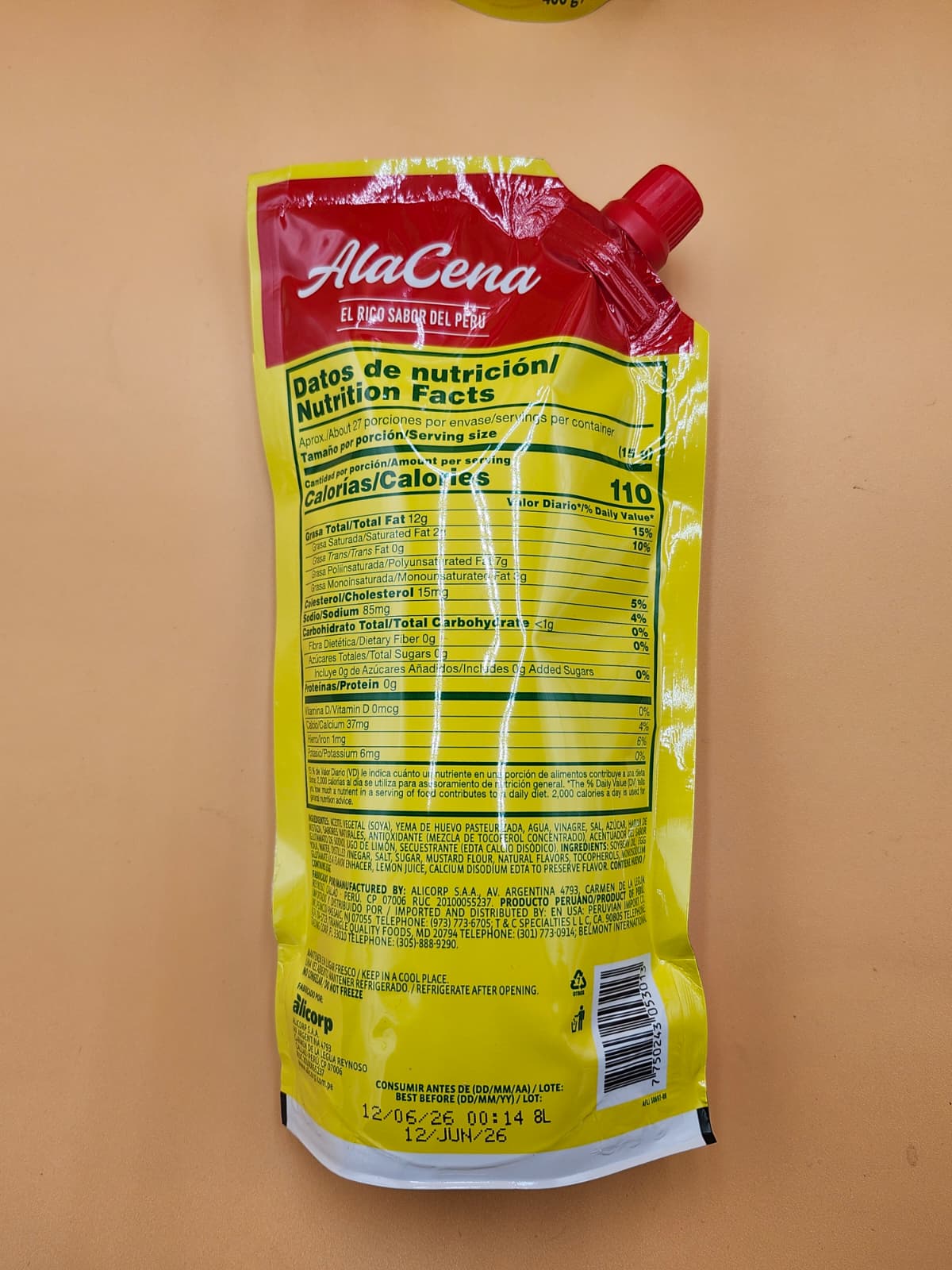 Alacena Mayonesa Doy Pack - 6 Pack Wholesale | Mayonesa Peruana al Por Mayor Maizal Wholesale Market