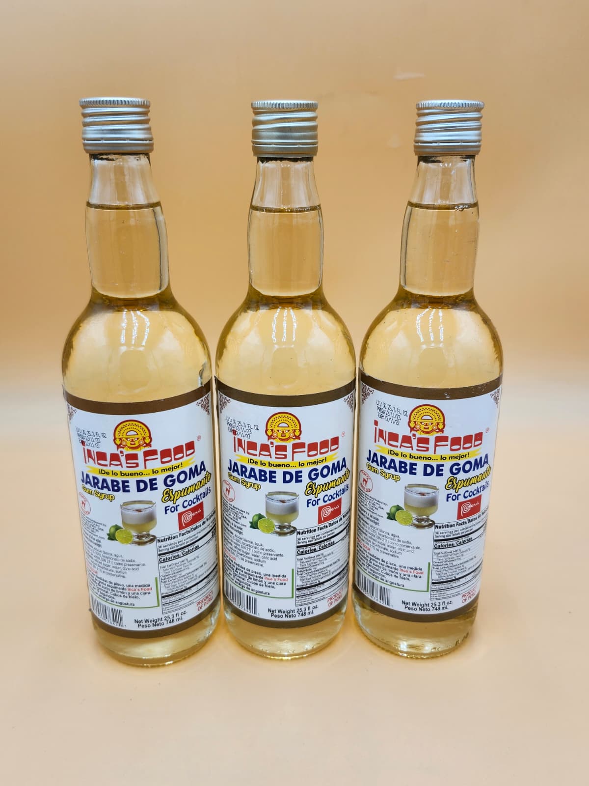 Jarabe de Goma Inca's Food - 3 Pack Wholesale | Sugar Syrup 3-Pack Maizal Wholesale Market