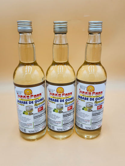 Jarabe de Goma Inca's Food - 3 Pack Wholesale | Sugar Syrup 3-Pack Maizal Wholesale Market
