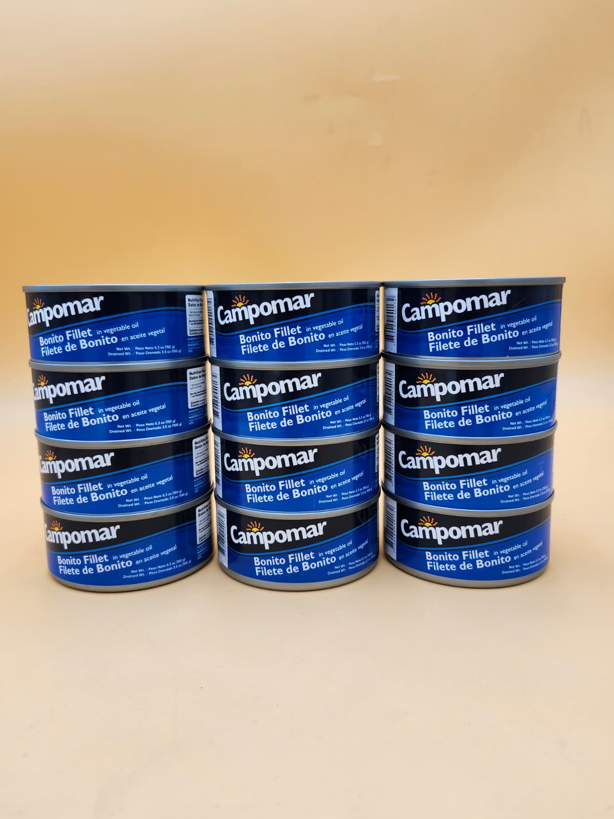 Campomar Filete de Bonito - 12 Pack Wholesale | Filetes de Bonito al Por Mayor Maizal Wholesale Market