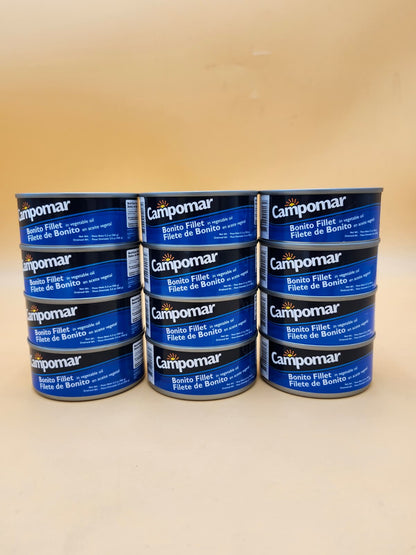 Campomar Filete de Bonito - 12 Pack Wholesale | Filetes de Bonito al Por Mayor Maizal Wholesale Market