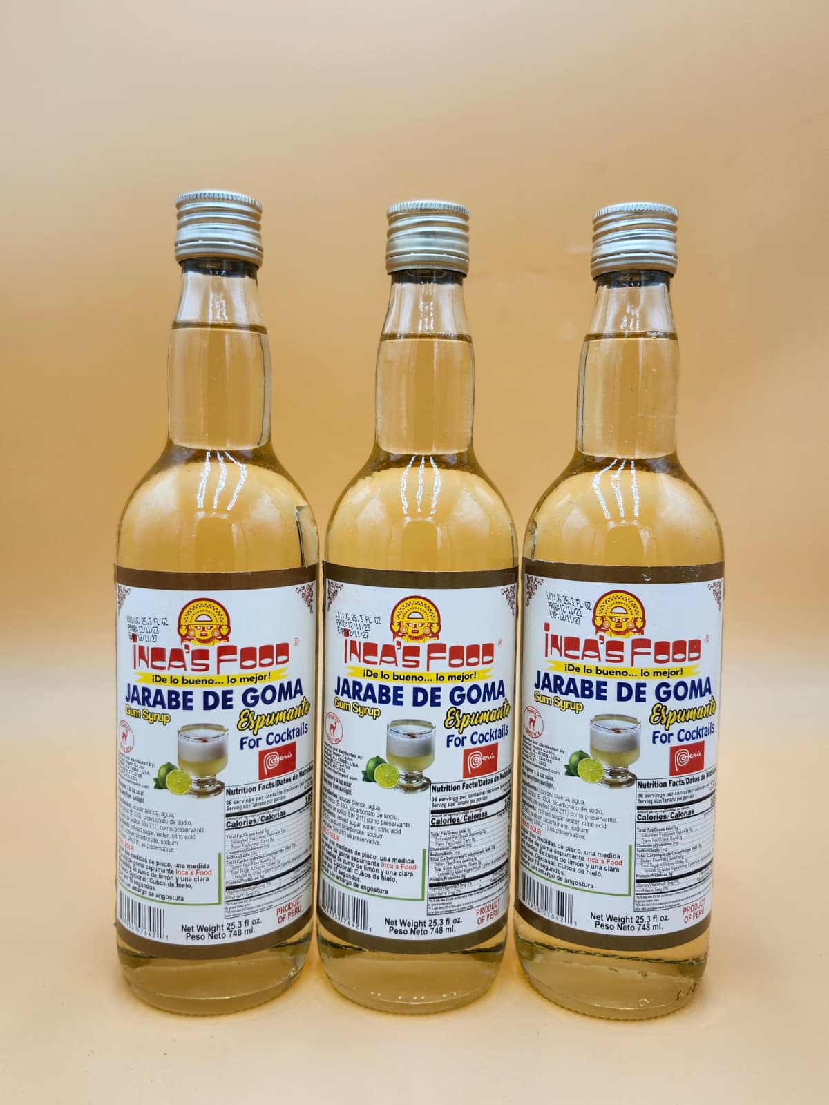 Jarabe de Goma Inca's Food - 3 Pack Wholesale | Sugar Syrup 3-Pack Maizal Wholesale Market