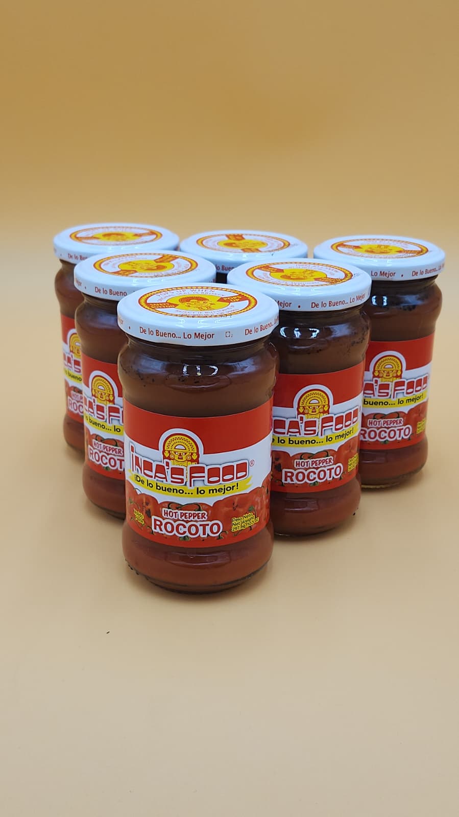 Aji Rocoto Pasta Inca Food 6×10.5 oz – Authentic Peruvian Rocoto Hot Pepper Paste Maizal Wholesale Market