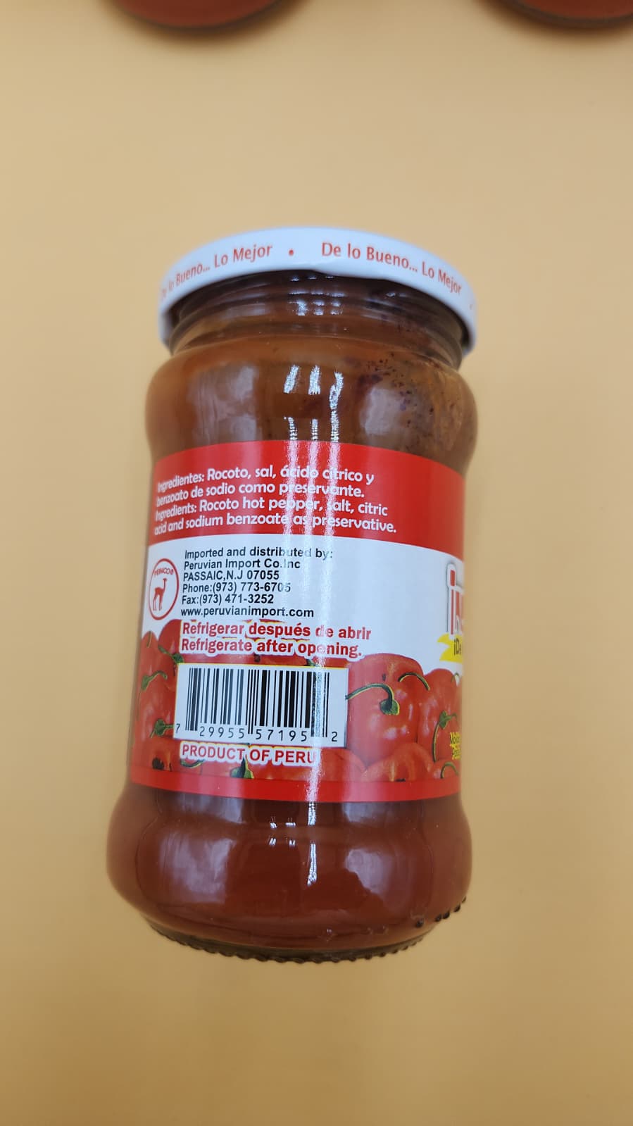 Aji Rocoto Pasta Inca Food 6×10.5 oz – Authentic Peruvian Rocoto Hot Pepper Paste Maizal Wholesale Market