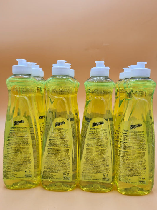 Sapolio Lemon Liquid Dishwashing Detergent 300ml (12-Pack) | Lavavajilla Líquido Sapolio Limón Maizal Wholesale Market