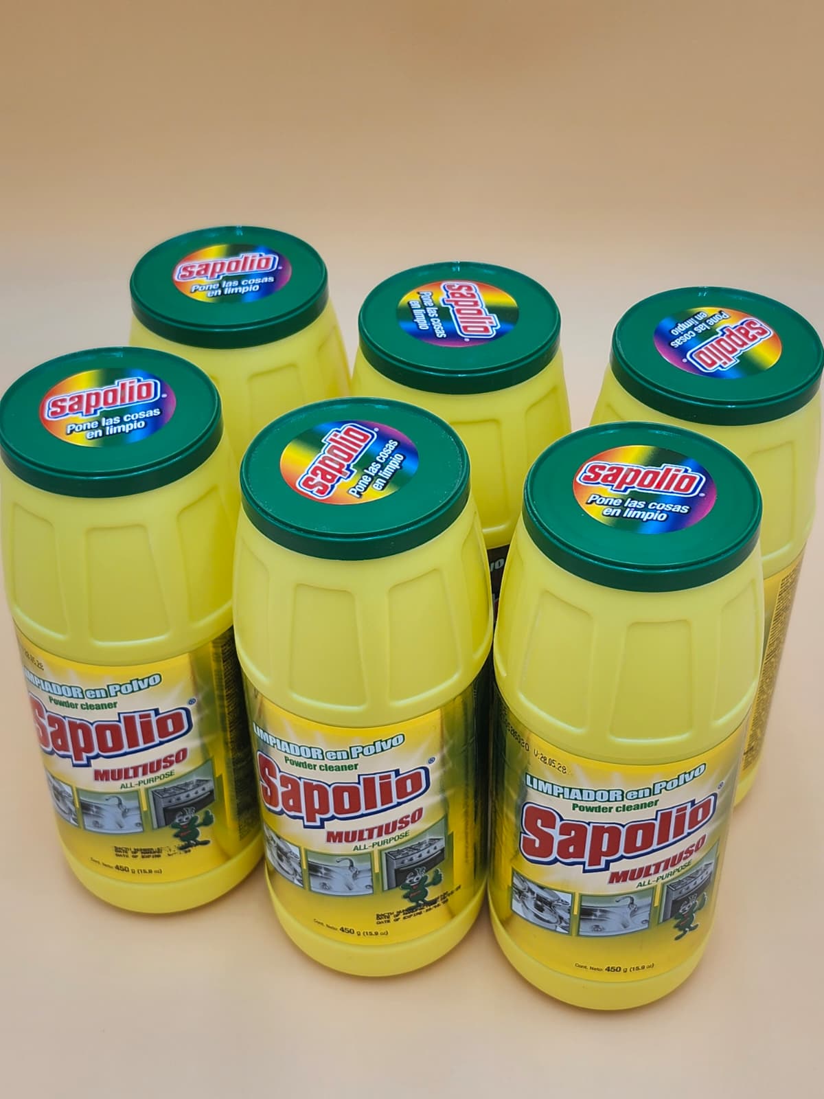 Sapolio Limpiador en Polvo Multiusos - 6 Pack | All-Purpose Powder Cleanser 6-Pack Maizal Wholesale Market