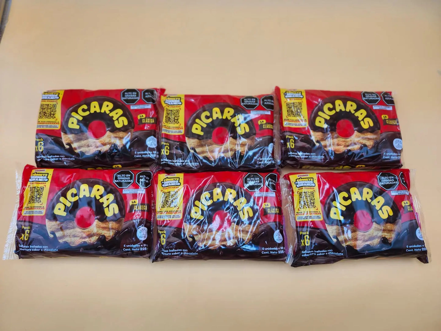 Picaras Clasicas 30 Packs (6u x 38g) – Galletas Peruanas / Peruvian Cookies Maizal Wholesale Market