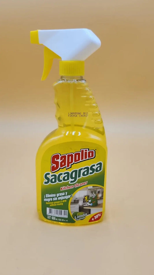 GREASE CLEANER SAPOLIO SACAGRASA LEMON  - 6 PACK (22.7 oz each) My Store