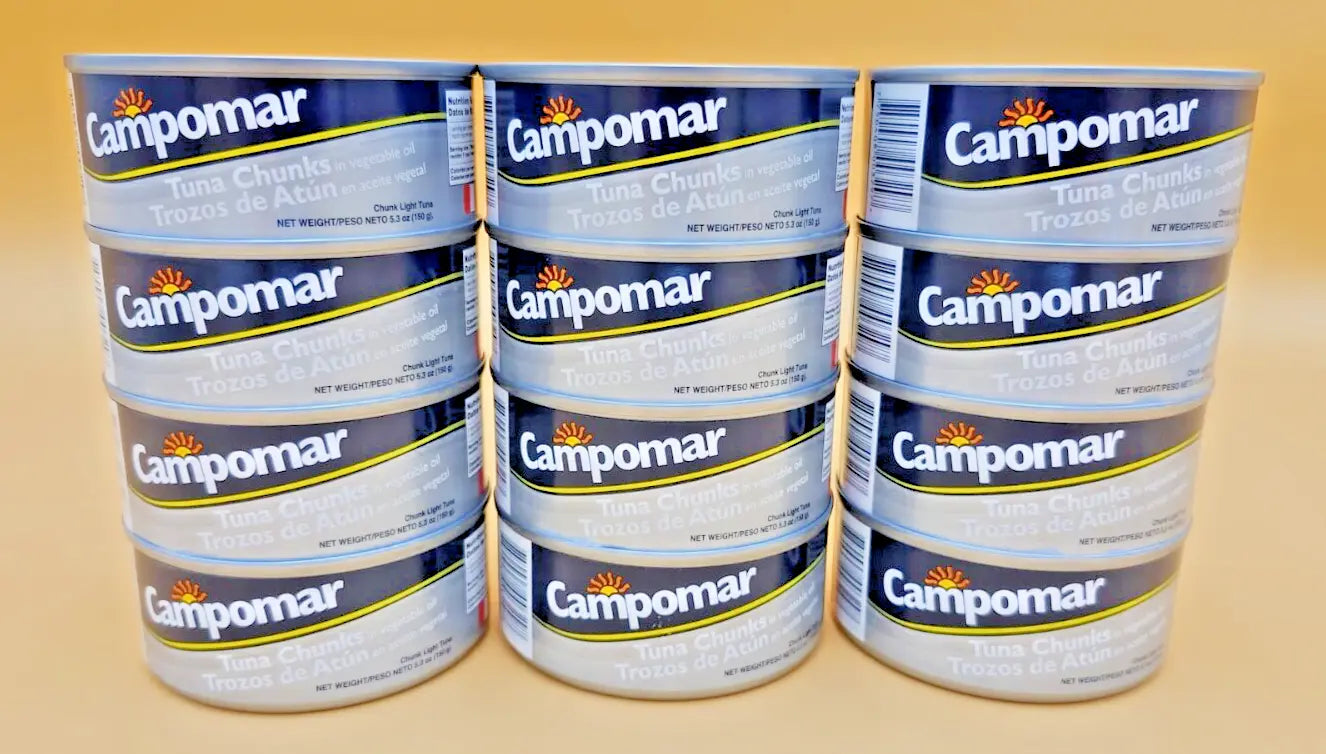 CAMPOMAR TROZOS DE ATÚN - PREMIUM PERUVIAN TUNA CHUNKS- 12 PACK BULK (150g each) My Store