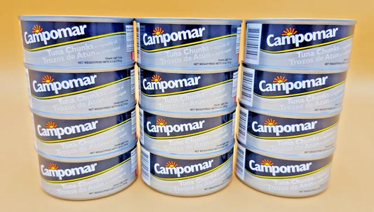 CAMPOMAR TROZOS DE ATÚN - PREMIUM PERUVIAN TUNA CHUNKS- 12 PACK BULK (150g each) My Store