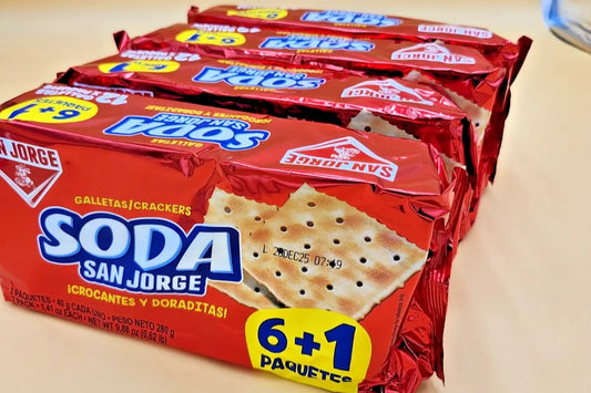 SAN JORGE GALLETAS SODA CRACKERS - 4 PACK BUNDLE (280g each) My Store