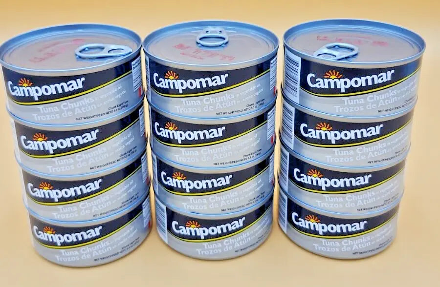CAMPOMAR TROZOS DE ATÚN - PREMIUM PERUVIAN TUNA CHUNKS- 12 PACK BULK (150g each) My Store